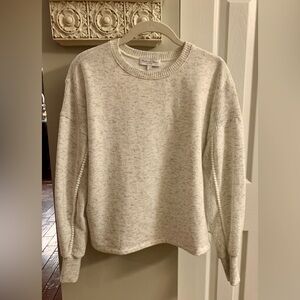 Michael Stars White Knit Women's Sweatshirt SZ XS